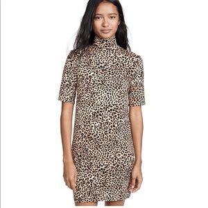 Enza Costa half sleeve turtleneck mini dress